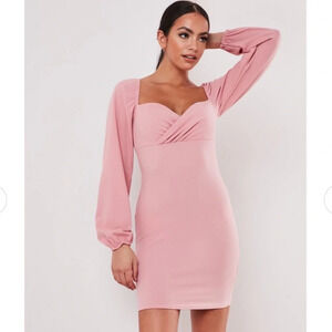 Missguided | Dresses | Khaki Mesh Ruched Bardot Midaxi Dress | Poshmark